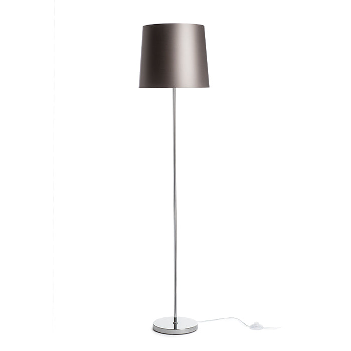 NYC/CONNY 35 stojanová Monaco holubí šeď/stříbrné PVC/chrom 230V LED E27 15W