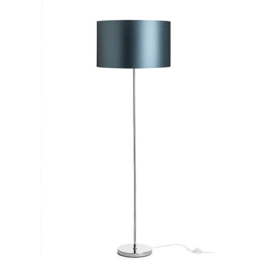 NYC/RON 40/25 stojanová Monaco petrolejová/stříbrné PVC/chrom 230V LED E27 15W