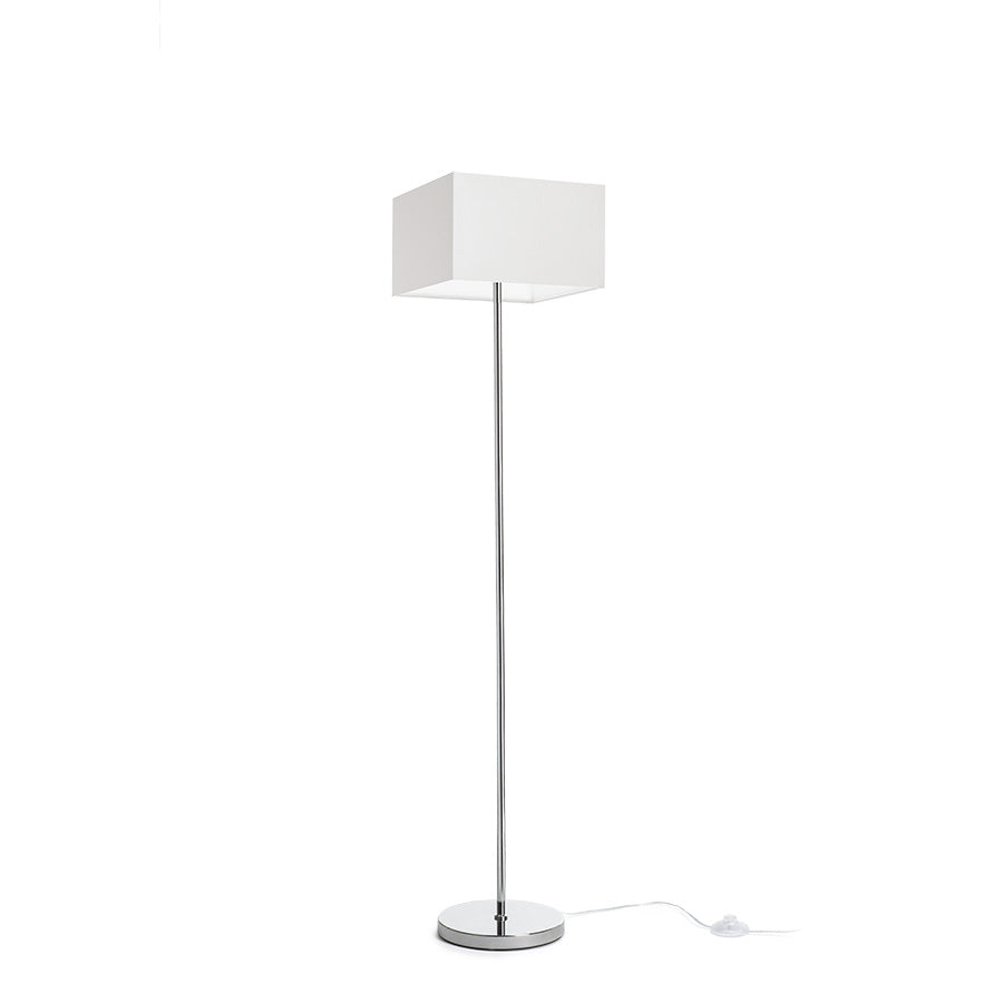 NYC/TEMPO 30/19 stojanová Polycotton bílá/chrom 230V LED E27 15W