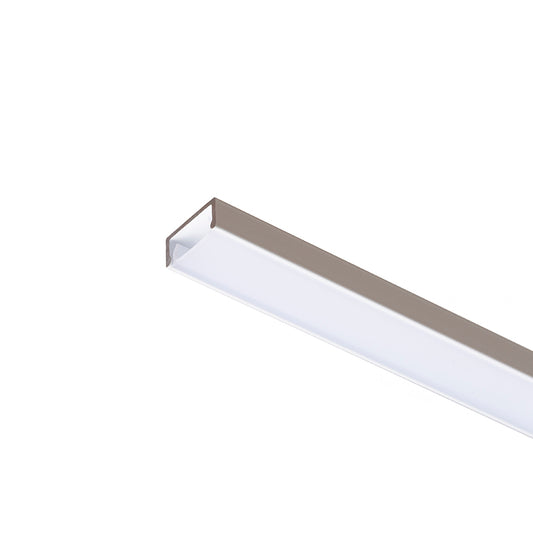 LED PROFILE G přisazený 1m bílá matný akryl/hliník