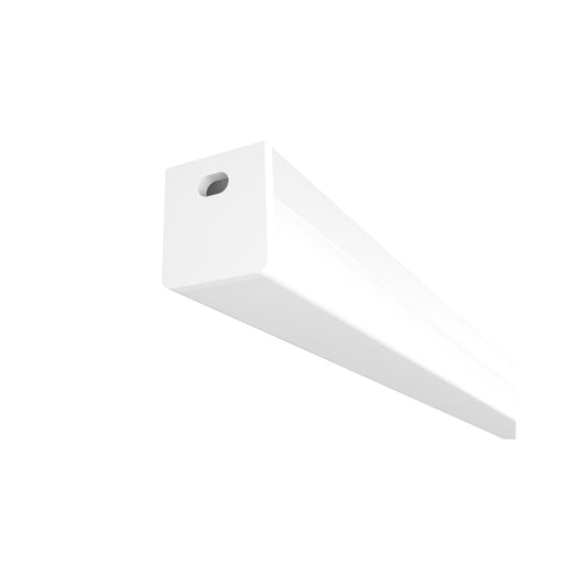 LED PROFILE H přisazený 1m bílá matný akryl/hliník