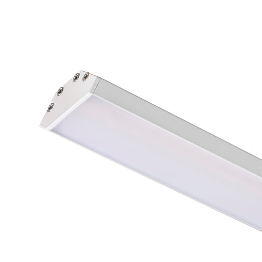 LED PROFILE J přisazený 1m bílá matný akryl/hliník