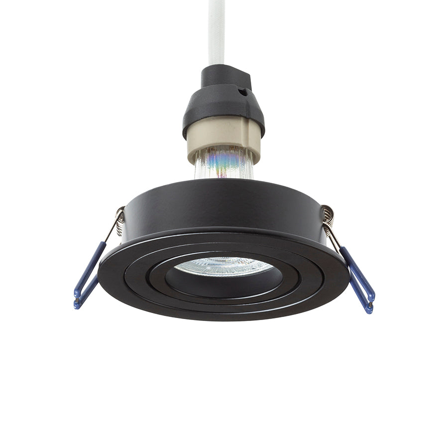 PASADENA GU10 R zápustná černá 230V LED GU10 7W