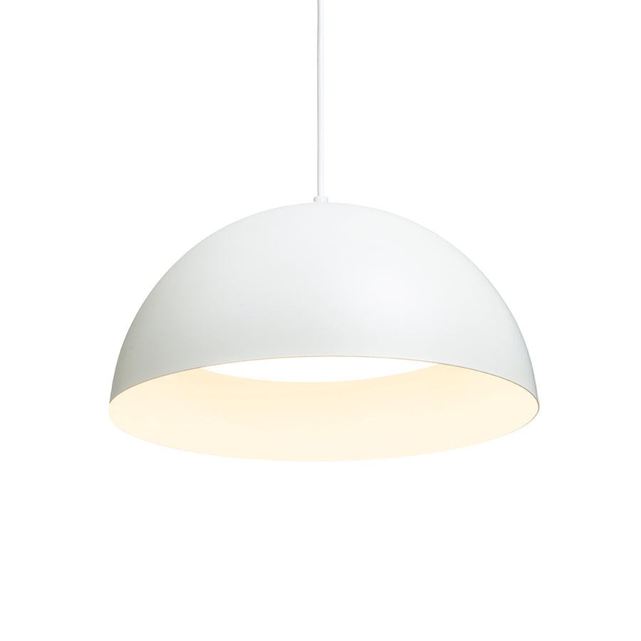 GLADYS 40 závěsná bílá/bílá 230V LED E27 30W