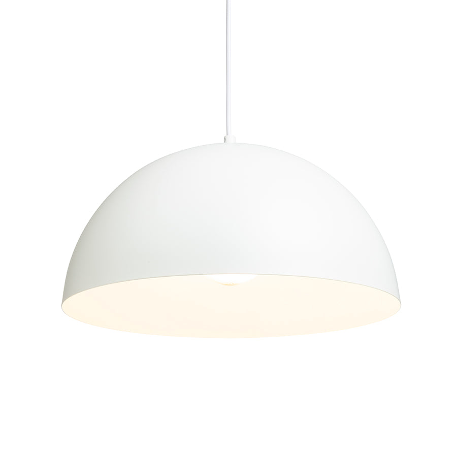 GLADYS 40 závěsná bílá/bílá 230V LED E27 30W