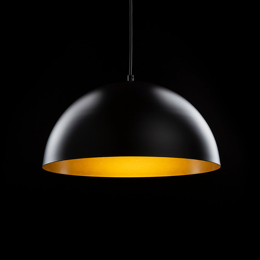 GLADYS 40 závěsná černá/bílá 230V LED E27 30W