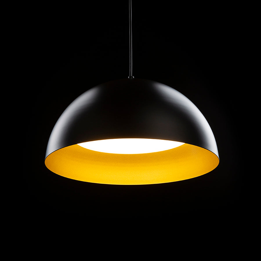 GLADYS 40 závěsná černá/bílá 230V LED E27 30W