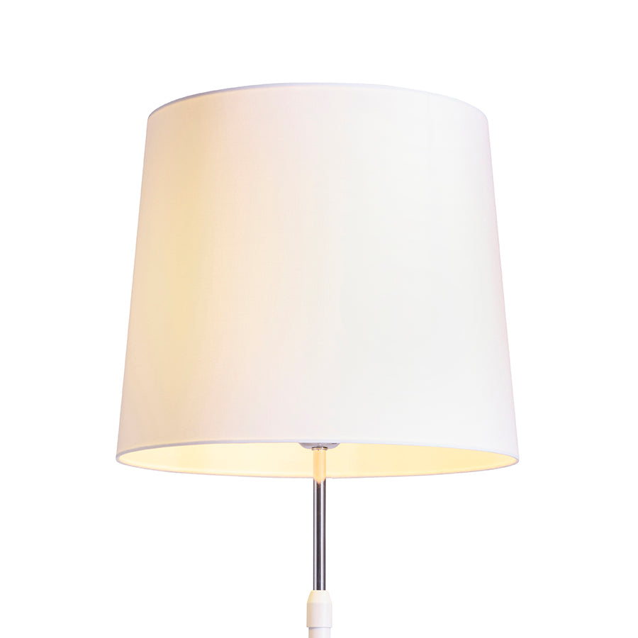 EMMETT stojanový podstavec bílá chrom 230V LED E27 15W