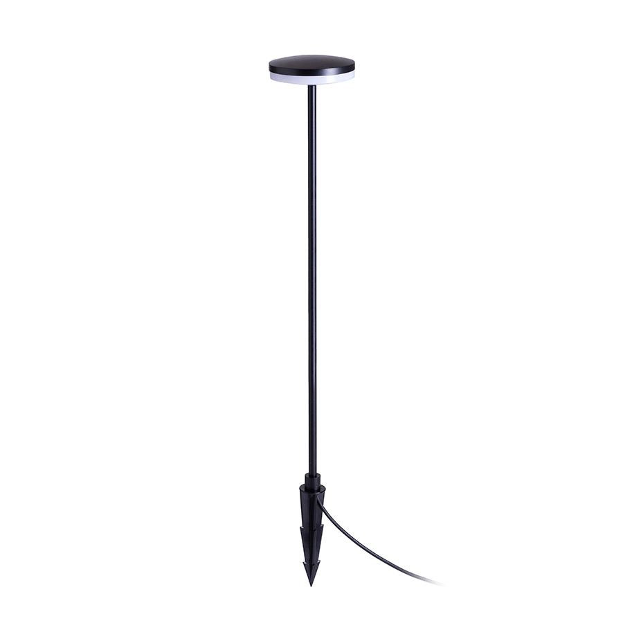 SEMPLICE 80 stojanová / na bodci černá matný akryl 230V LED 12W IP54 3000K