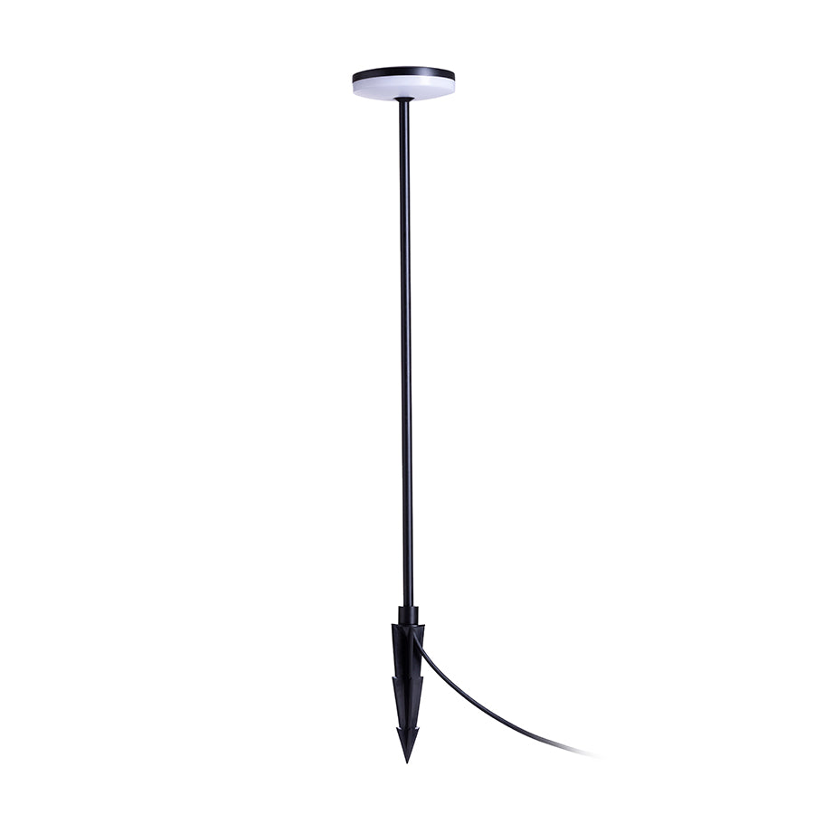 SEMPLICE 80 stojanová / na bodci černá matný akryl 230V LED 12W IP54 3000K