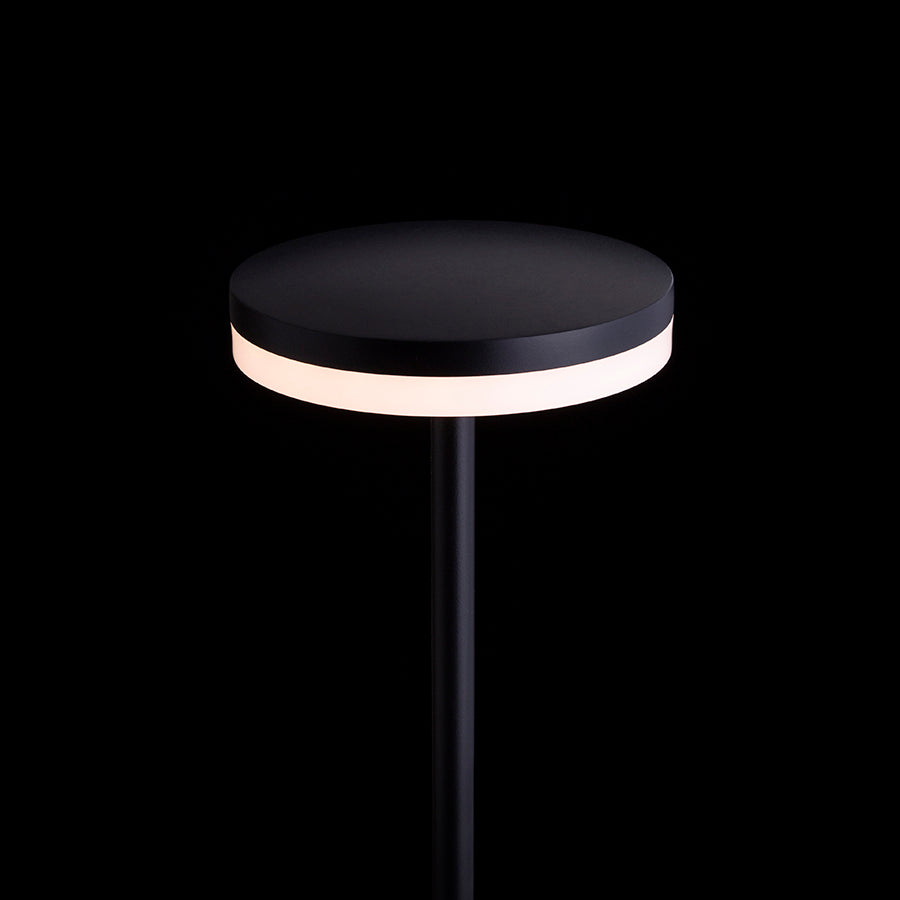 SEMPLICE 80 stojanová / na bodci černá matný akryl 230V LED 12W IP54 3000K