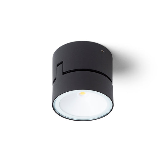 FLAVIO R přisazená černá 230V LED 6W 110° IP54 3000K