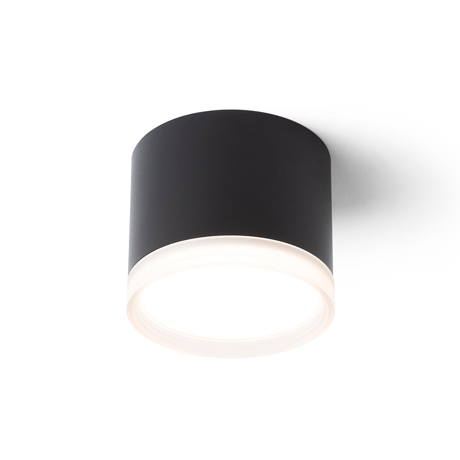 MEMA stropní černá satinovaný akryl 230V LED GX53 7W