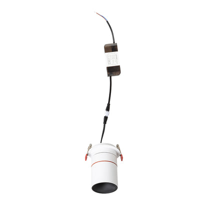 AUGUSTA zápustná černá chrom 230V LED 12W 36° 3000K