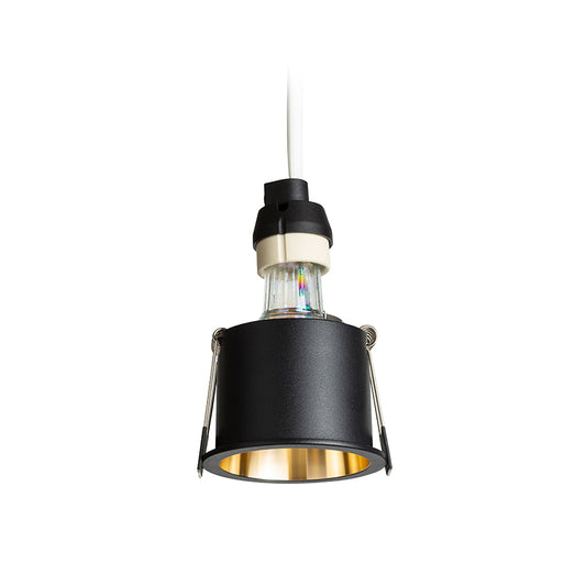 ORCO zápustná černá/zlatá 230V LED GU10 9W