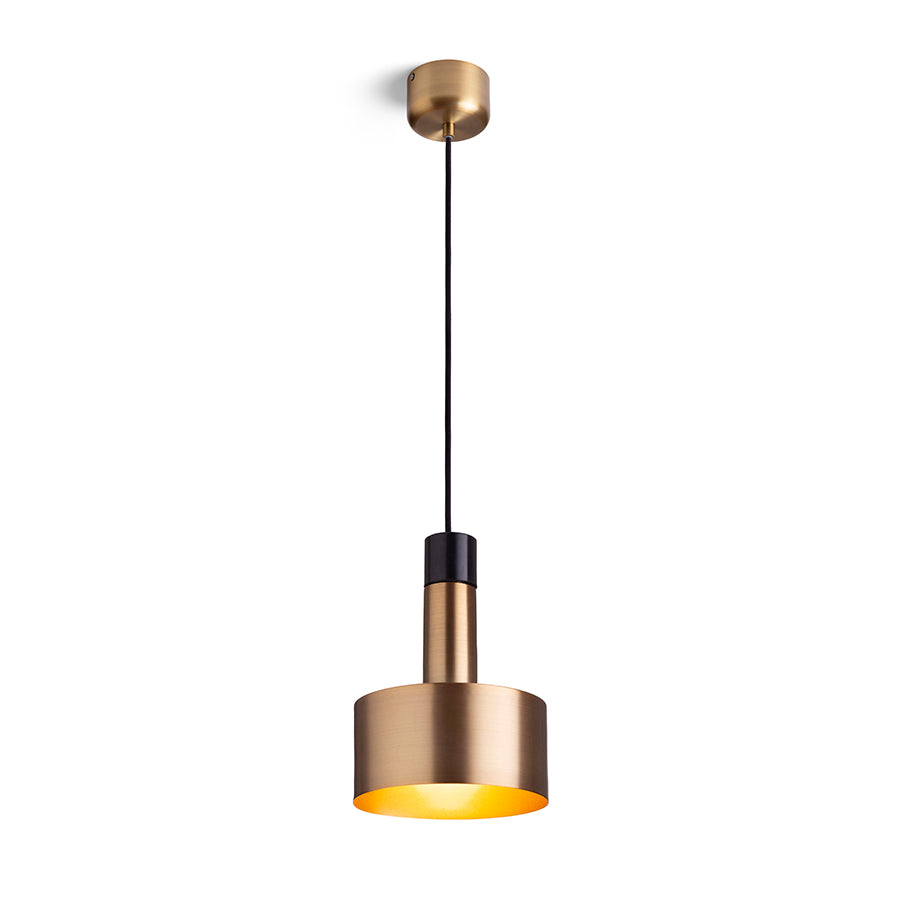 DIVINA závěsná mosaz/dekor černý mramor 230V LED E27 5W