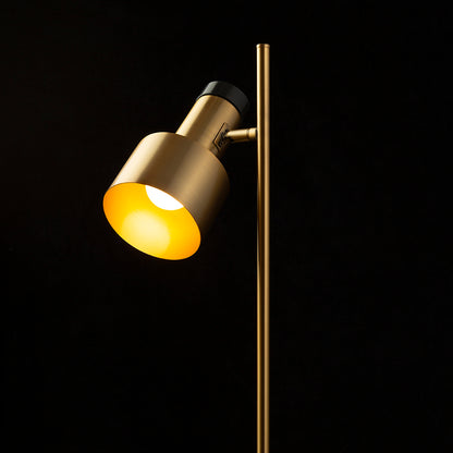 DIVINA stojanová mosaz/dekor černý mramor 230V E27 5W
