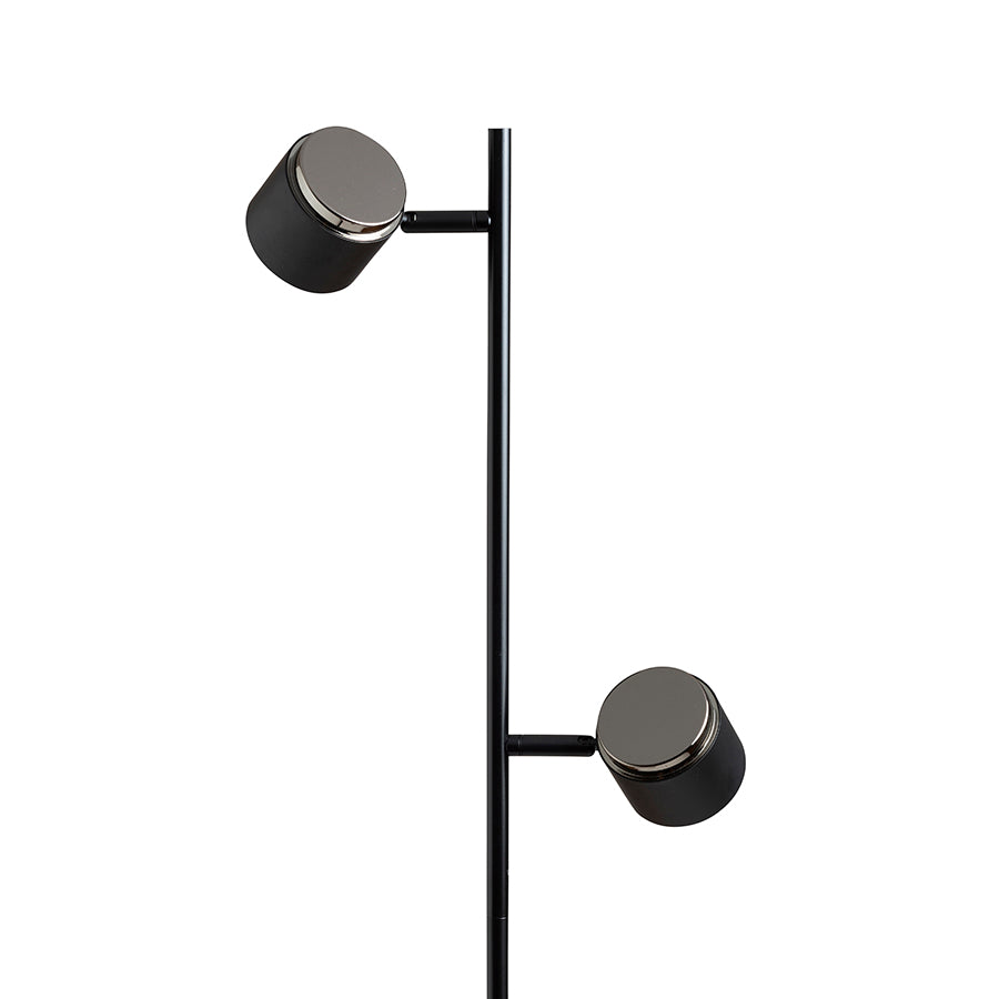 NOVA II stojanová bílá chrom/mléčný akryl 230V LED 2x3.5W 3000K