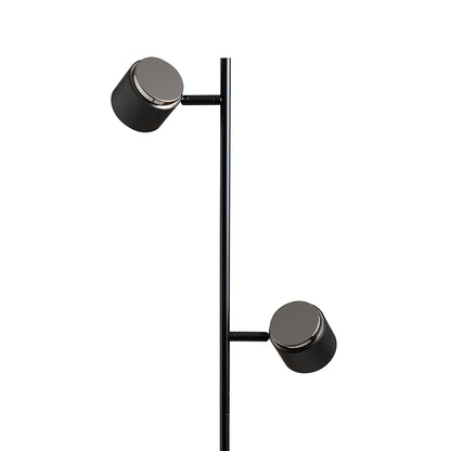 NOVA II stojanová bílá chrom/mléčný akryl 230V LED 2x3.5W 3000K
