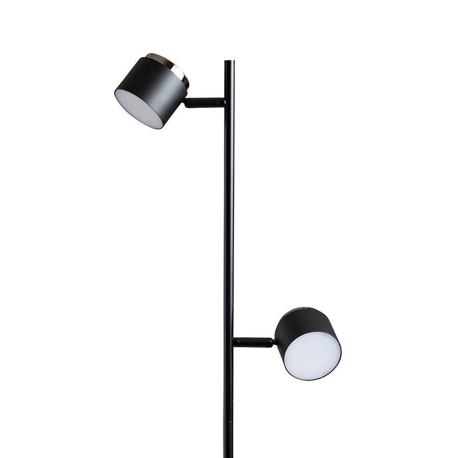 NOVA II stojanová bílá chrom/mléčný akryl 230V LED 2x3.5W 3000K