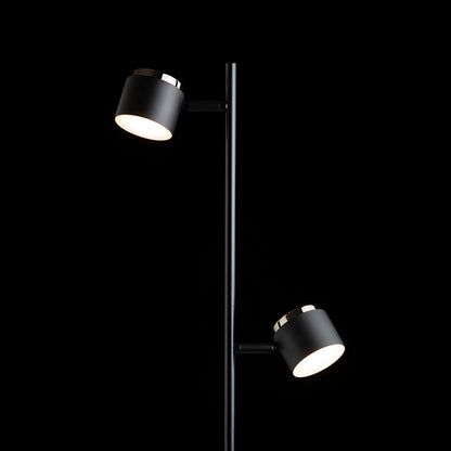 NOVA II stojanová bílá chrom/mléčný akryl 230V LED 2x3.5W 3000K
