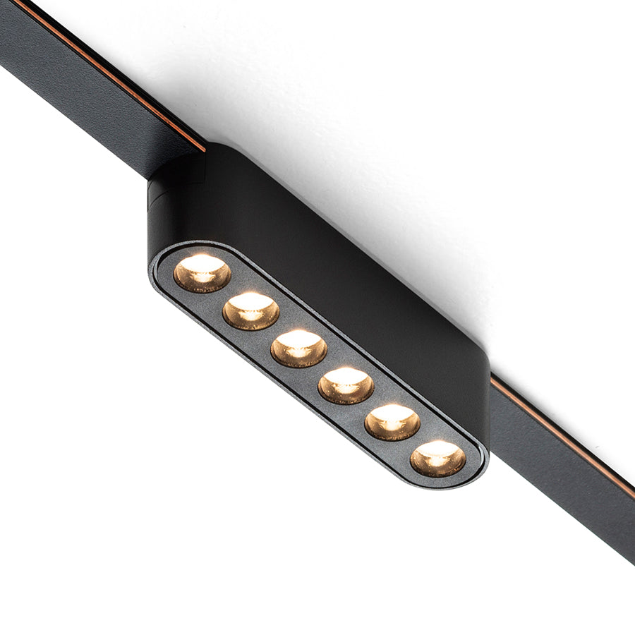 OXANA 11 pro systém VEGA/WAVE černá 24= LED 6W 24° 3000K 4000K 5700K