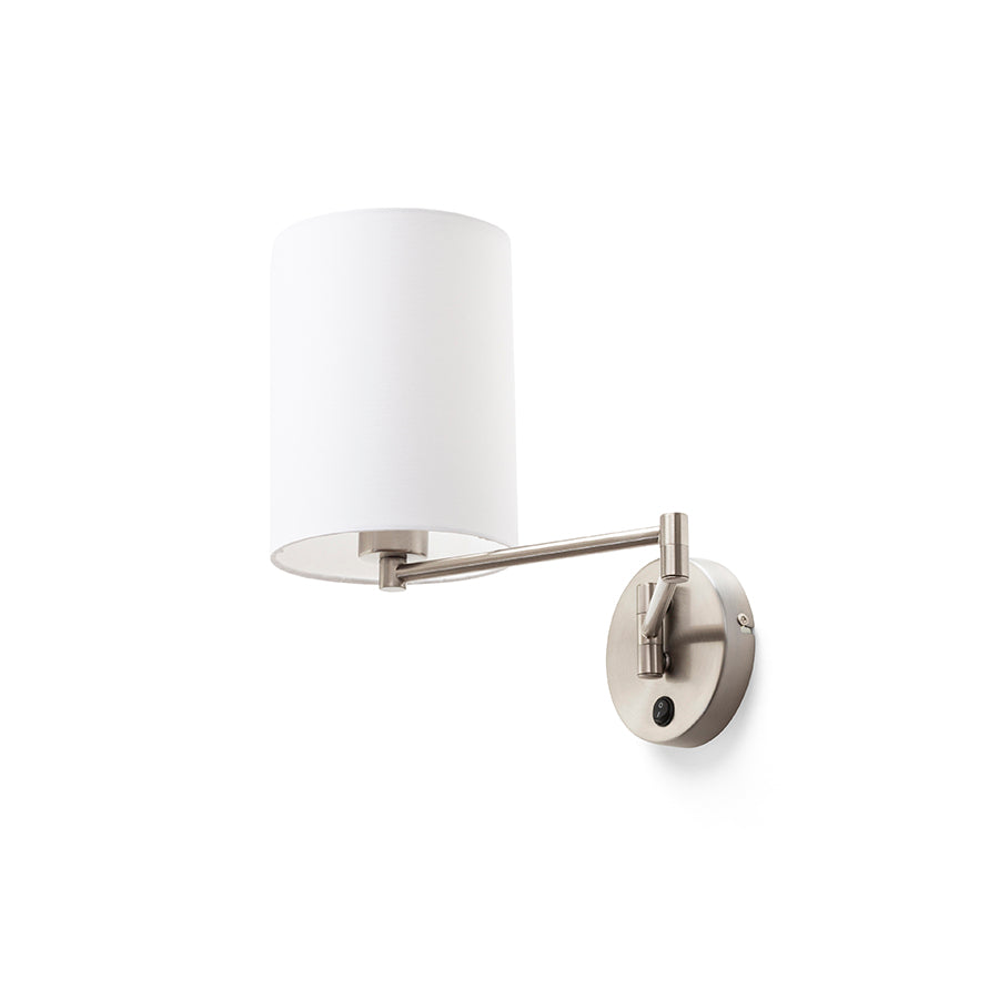 AVENIDA nástěnná základna matný nikl 230V LED E27 11W