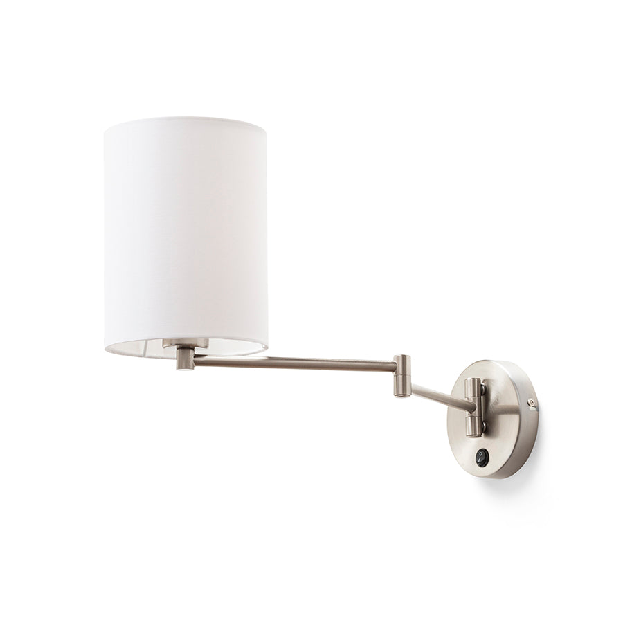 AVENIDA nástěnná základna matný nikl 230V LED E27 11W