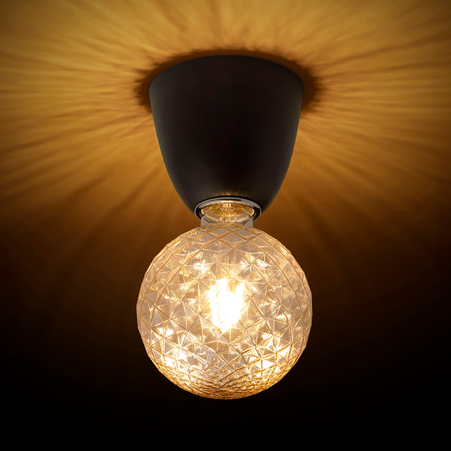 REACH stropní černá 230V LED E27 11W