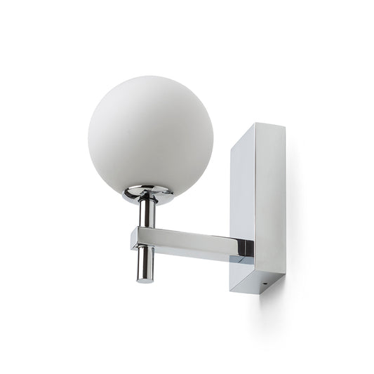 PEGGY nástěnná chrom/opálové sklo 230V LED G9 6W IP44