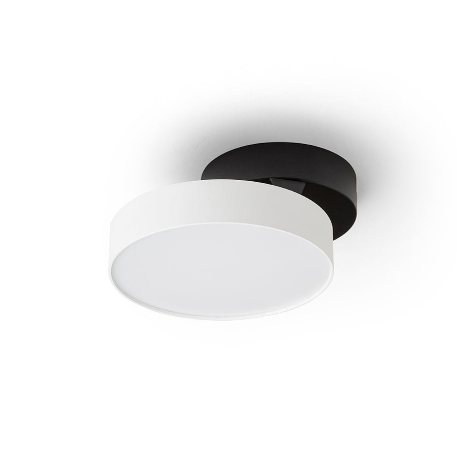 ARETHA přisazená bílá/černá 230V LED 12W 3000K