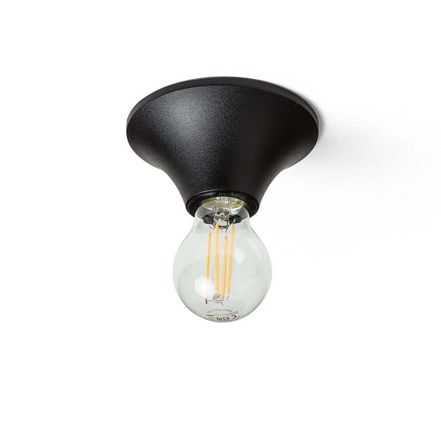 BOY stropní černá plast 230V LED E27 11W IP44