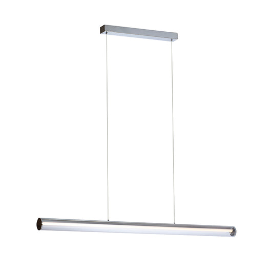 RIVIER LED I závěsná chrom/mléčný akryl 230V LED 24W 3000K