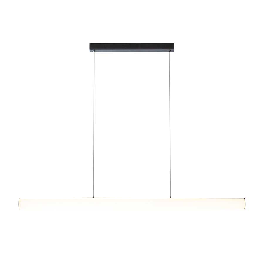 RIVIER LED I závěsná černá/mléčný akryl 230V LED 24W 3000K