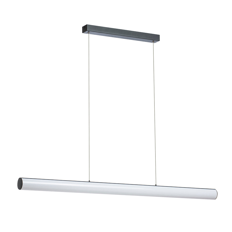 RIVIER LED I závěsná černá/mléčný akryl 230V LED 24W 3000K
