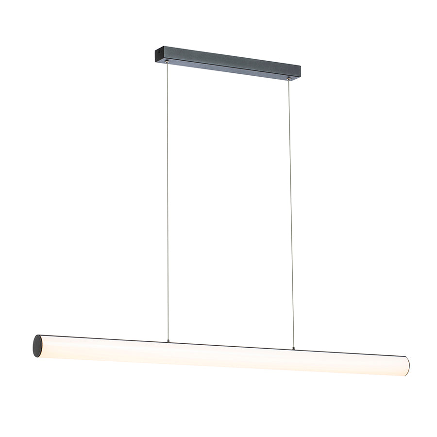 RIVIER LED I závěsná černá/mléčný akryl 230V LED 24W 3000K