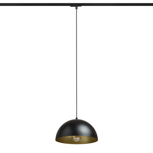 GLADYS 30 pro jednookr. lištu černá/zlatá 230V LED E27 15W