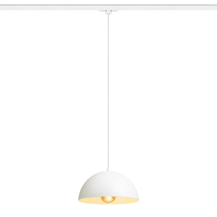 GLADYS 30 pro tříokr. lištu bílá/bílá 230V LED E27 15W