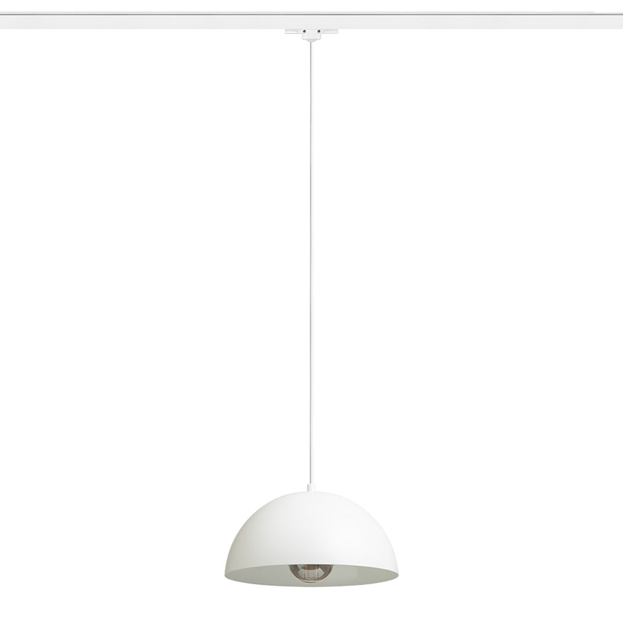 GLADYS 30 pro tříokr. lištu bílá/bílá 230V LED E27 15W