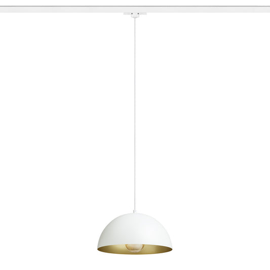 GLADYS 30 pro tříokr. lištu bílá/zlatá 230V LED E27 15W