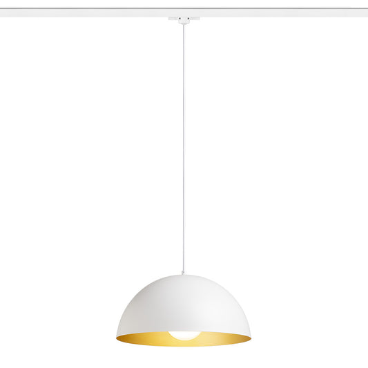 GLADYS 40 pro tříokr. lištu bílá/zlatá 230V LED E27 15W