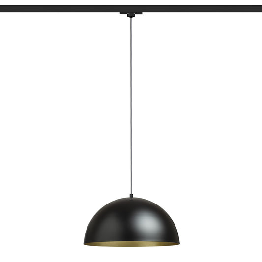 GLADYS 40 pro tříokr. lištu černá/zlatá 230V LED E27 15W