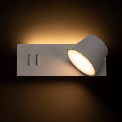 AMADEUS nástěnná s podsvícením bílá 230V LED 4+6W 3000K