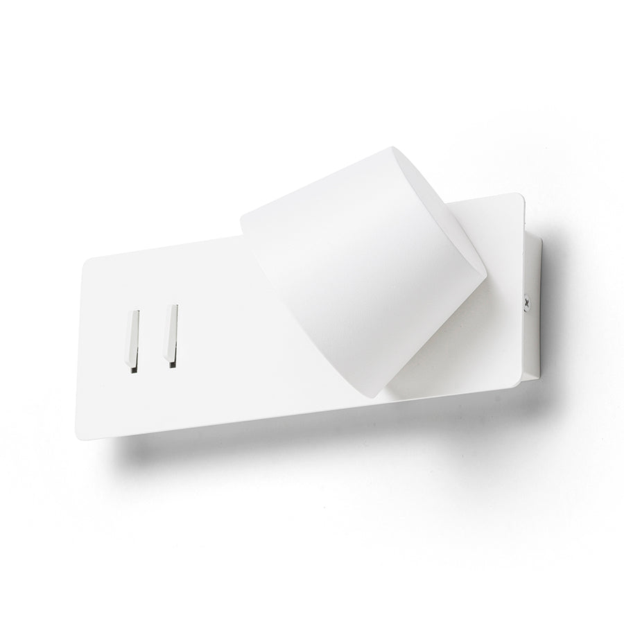 AMADEUS nástěnná s podsvícením bílá 230V LED 4+6W 3000K