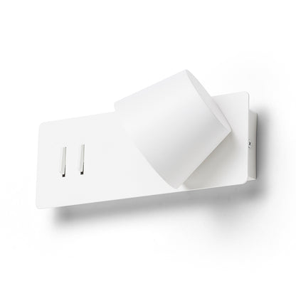 AMADEUS nástěnná s podsvícením bílá 230V LED 4+6W 3000K