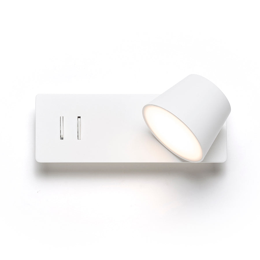 AMADEUS nástěnná s podsvícením bílá 230V LED 4+6W 3000K