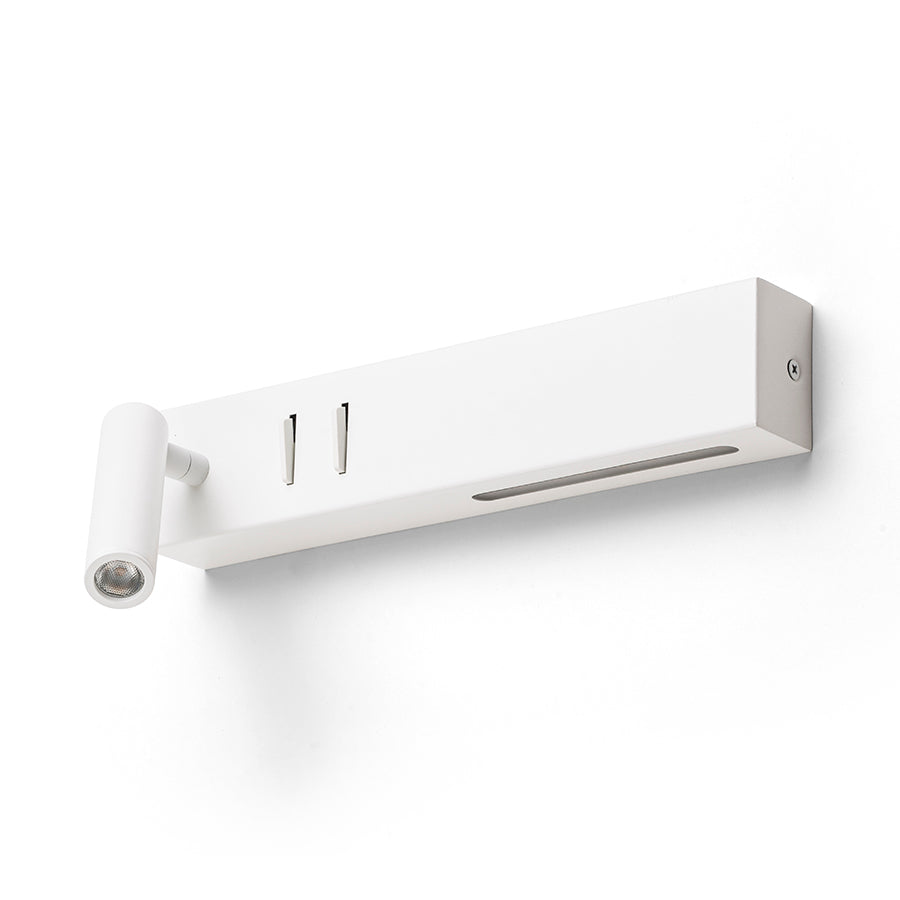 ODEON nástěnná s podsvícením bílá 230V LED 8+3W 30° 3000K