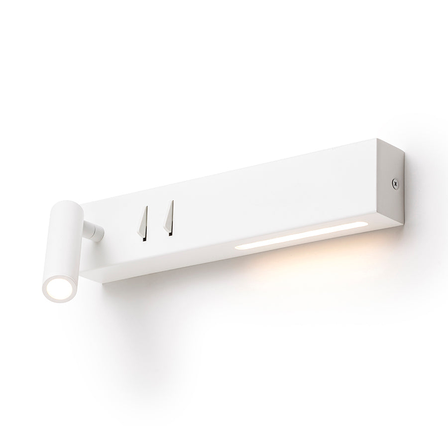 ODEON nástěnná s podsvícením bílá 230V LED 8+3W 30° 3000K