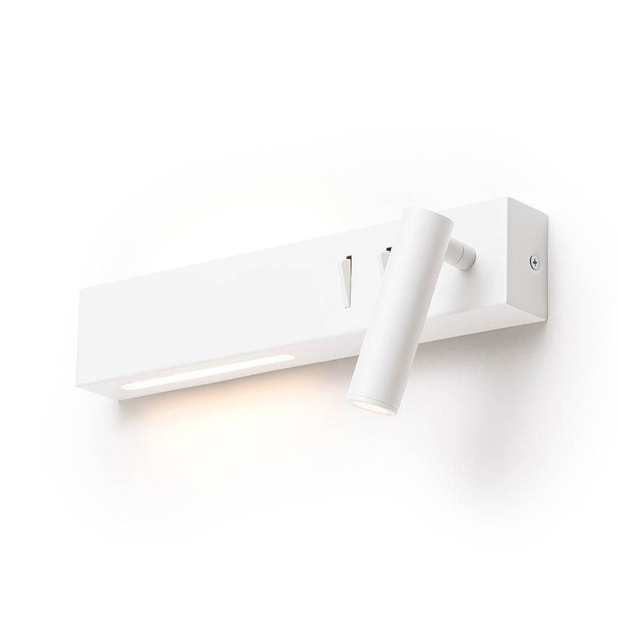 ODEON nástěnná s podsvícením bílá 230V LED 8+3W 30° 3000K