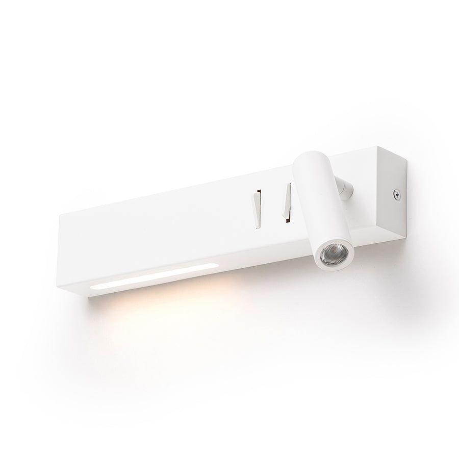 ODEON nástěnná s podsvícením bílá 230V LED 8+3W 30° 3000K